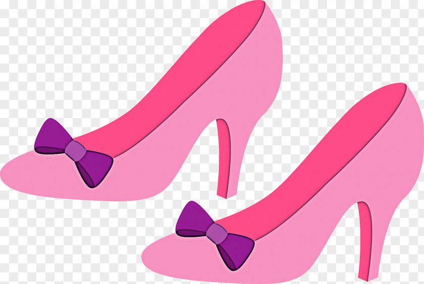 Footwear High Heels Pink Magenta Shoe PNG