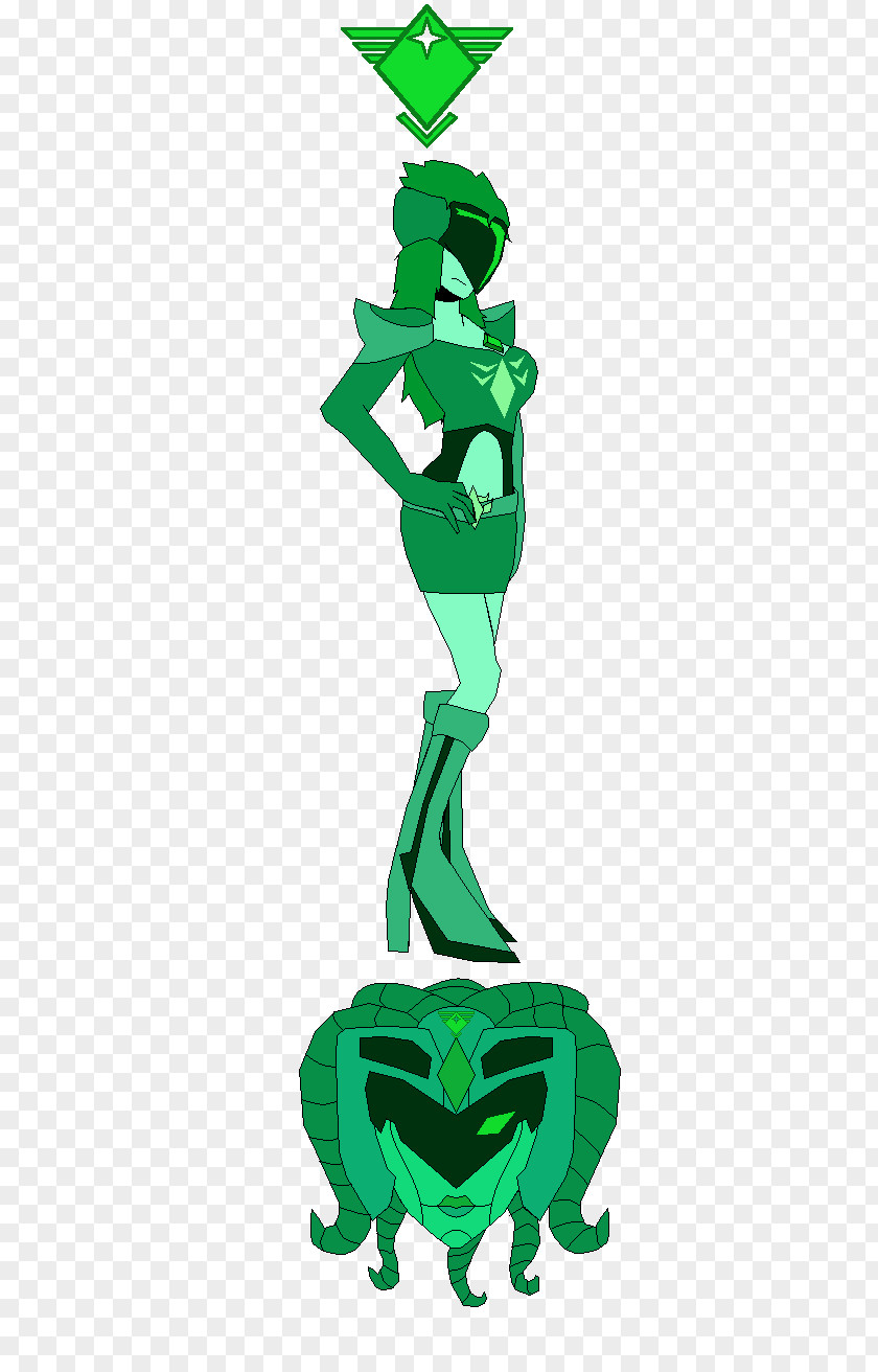 Green Diamond Clip Art Illustration Character Fiction Tree PNG