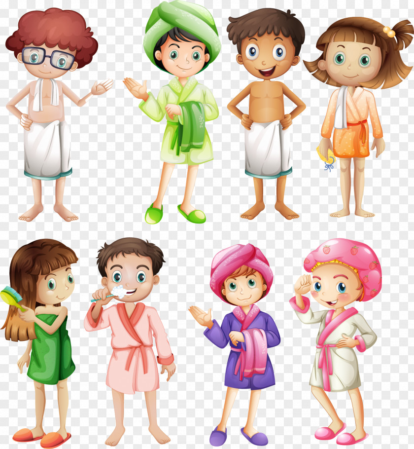 Pay Attention To Personal Hygiene Book Stock Illustration Child PNG