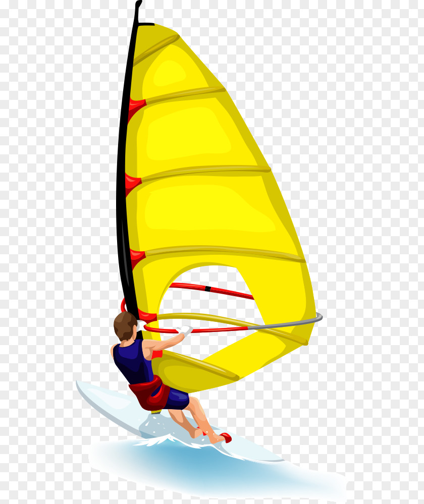 Summer Season Sail Cartoon Clip Art PNG