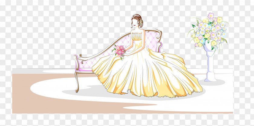 Vector Bride Euclidean Illustration PNG