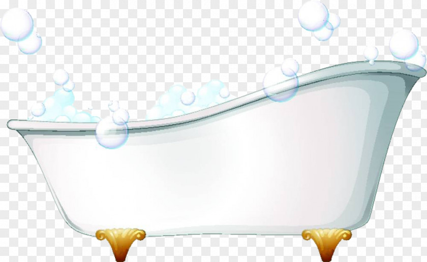 White Hand-painted Bathtub Stock Photography Illustration PNG