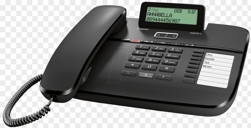 Gigaset DA710 Telephone Home & Business Phones DA210 DA810A PNG