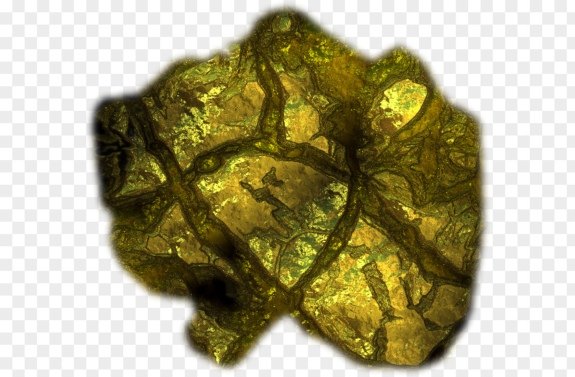 Gold Mapping Rocky Mineral Leaf Directory PNG