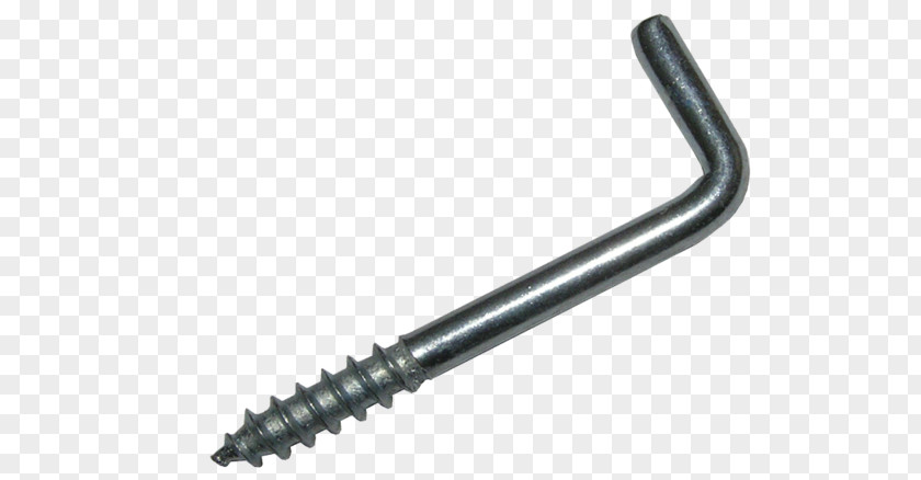 Screw Hook Bent Hooks Galvanised 1-1/8Â X 30Â Pack Of 100 By Dresselhaus Galvanization EisenRon 25 3.3 40/15 Mm Straight/Galvanised DIY Store PNG