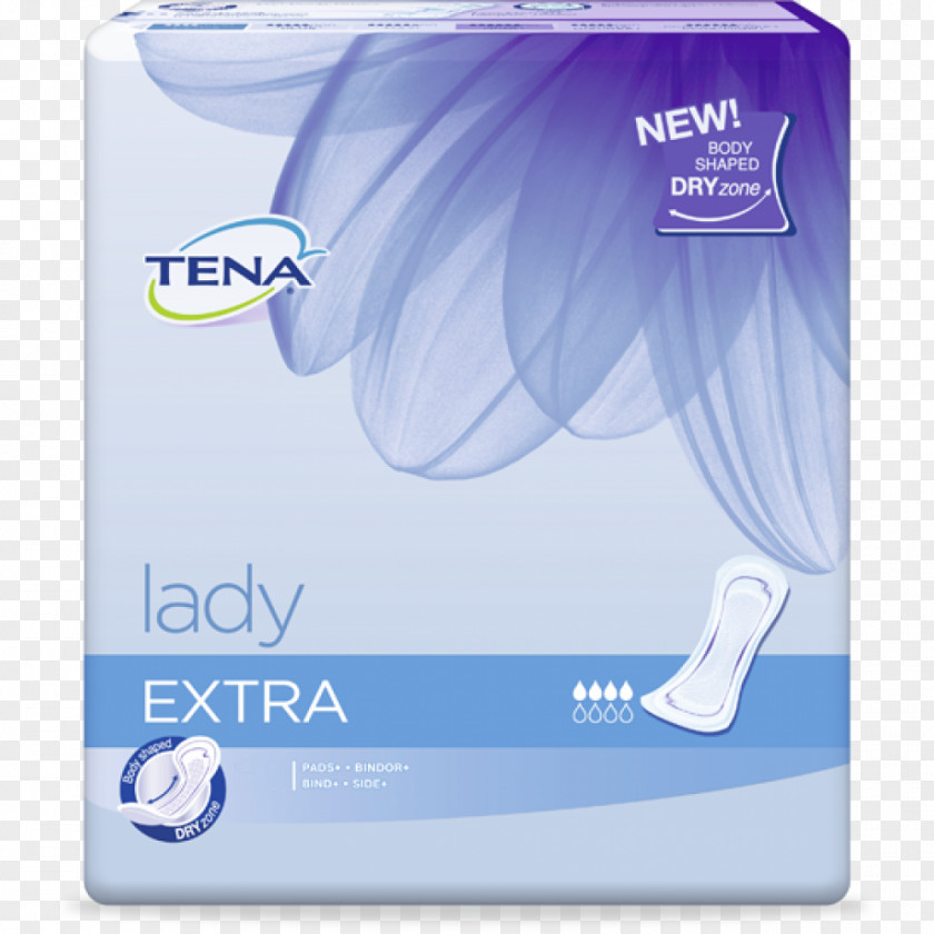 Absorbent Diaper Sanitary Napkin TENA Urinary Incontinence Feminine Supplies PNG