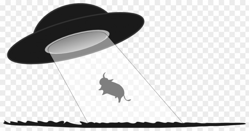 Graphics Cow Cattle Black And White Alien Abduction Clip Art PNG