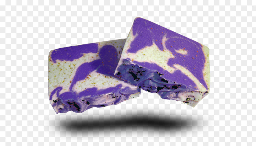 Soap Making Purple Amethyst Rectangle PNG