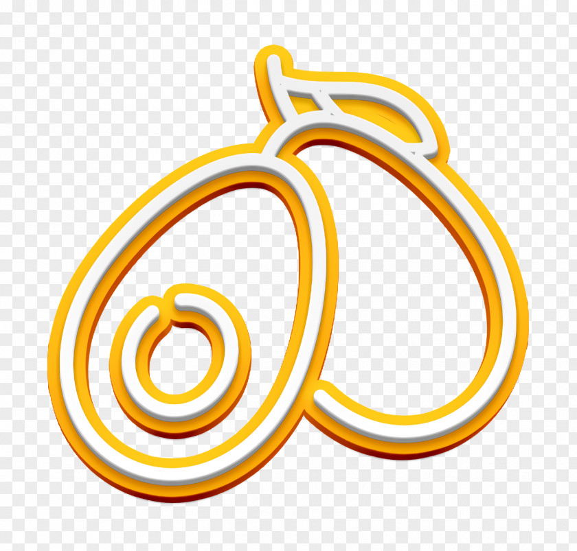 Avocado Icon Breakfast PNG