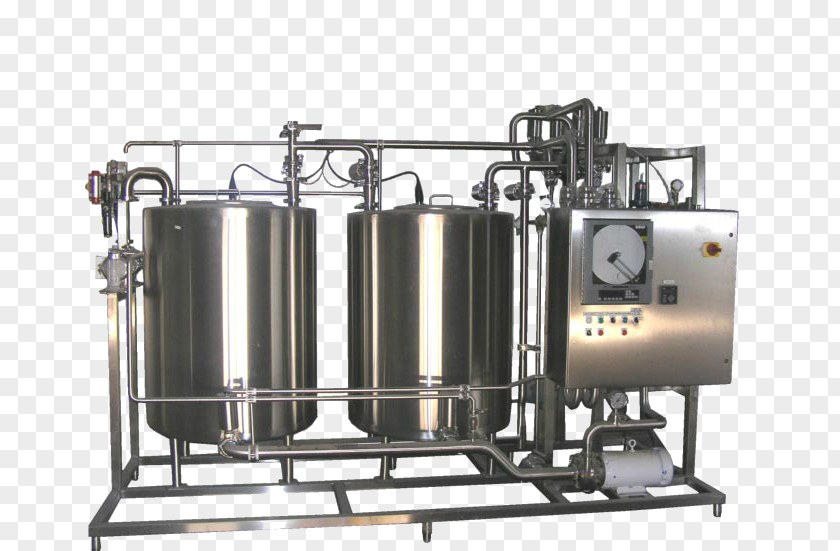 Cip Machine Clean-in-place Manufacturing Storage Tank PNG
