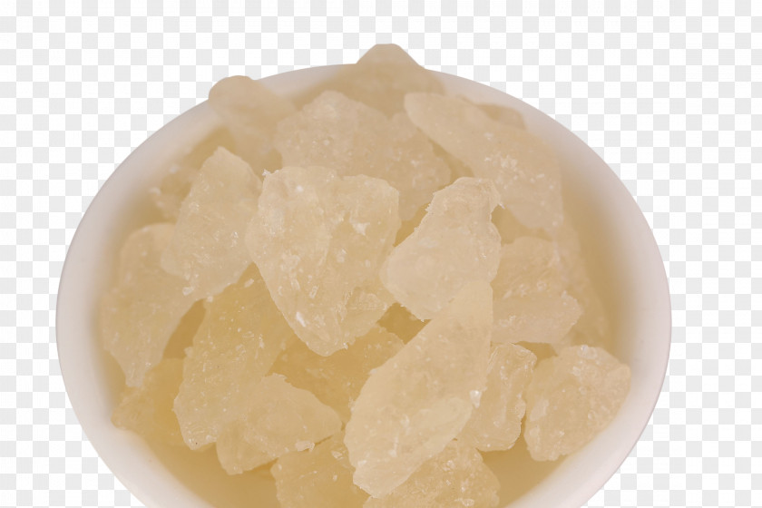A Bowl Of Rock Sugar Chewing Gum Arabic PNG