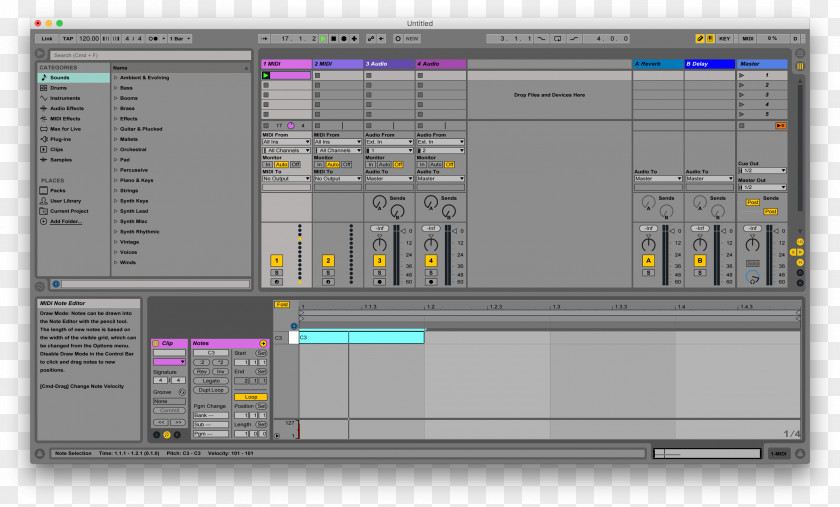 Ableton Live 9 Digital Audio MIDI Computer Software PNG