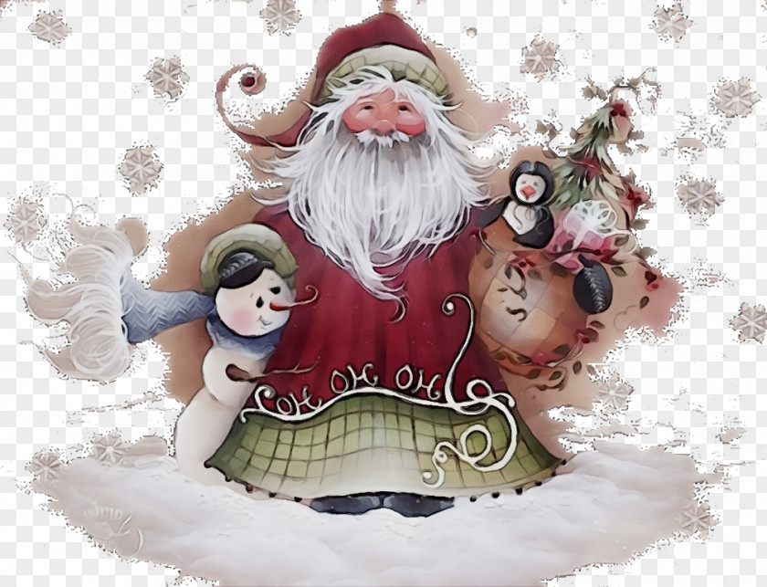 Christmas Ornament Beard Santa Claus PNG