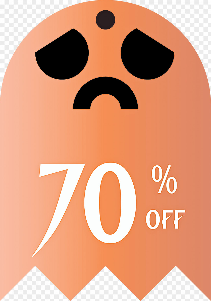 Halloween Discount Sales 70% Off PNG