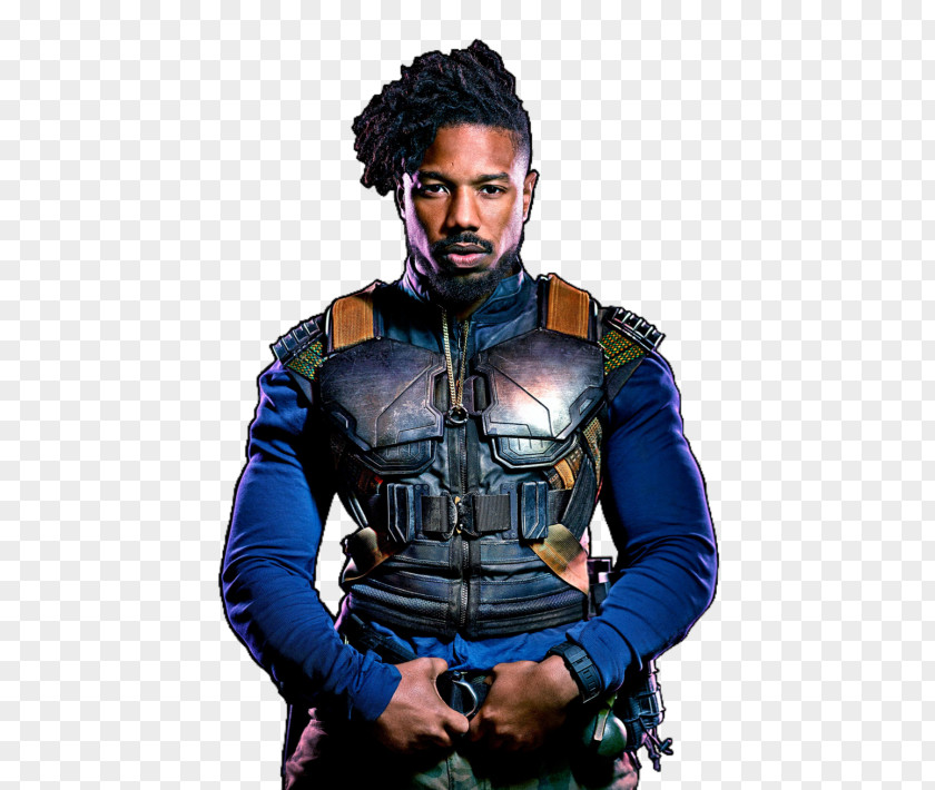 Michael Jordan B. Erik Killmonger Black Panther YouTube Wakanda PNG