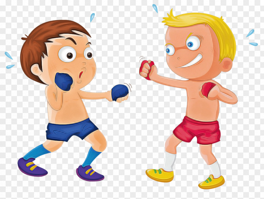 Cartoon Child Playing Sports Play PNG