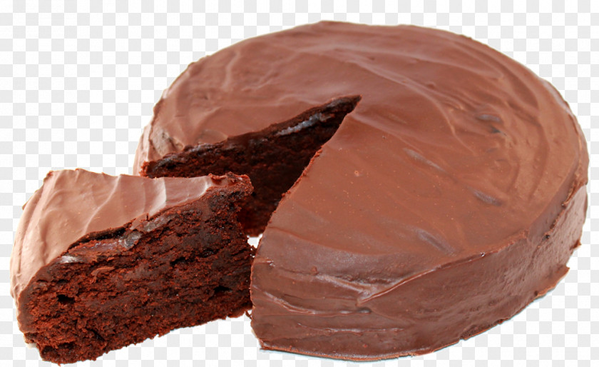 Chocolate Cake Fudge Sachertorte Pudding Brownie PNG