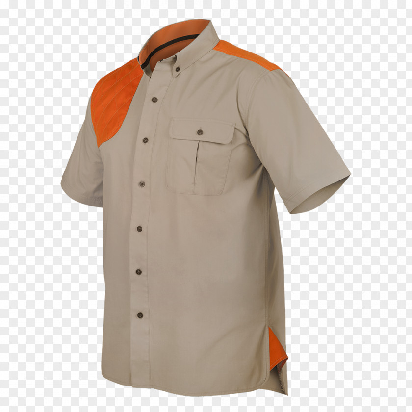 Khks Sleeve Cotton Shirt Button Collar PNG