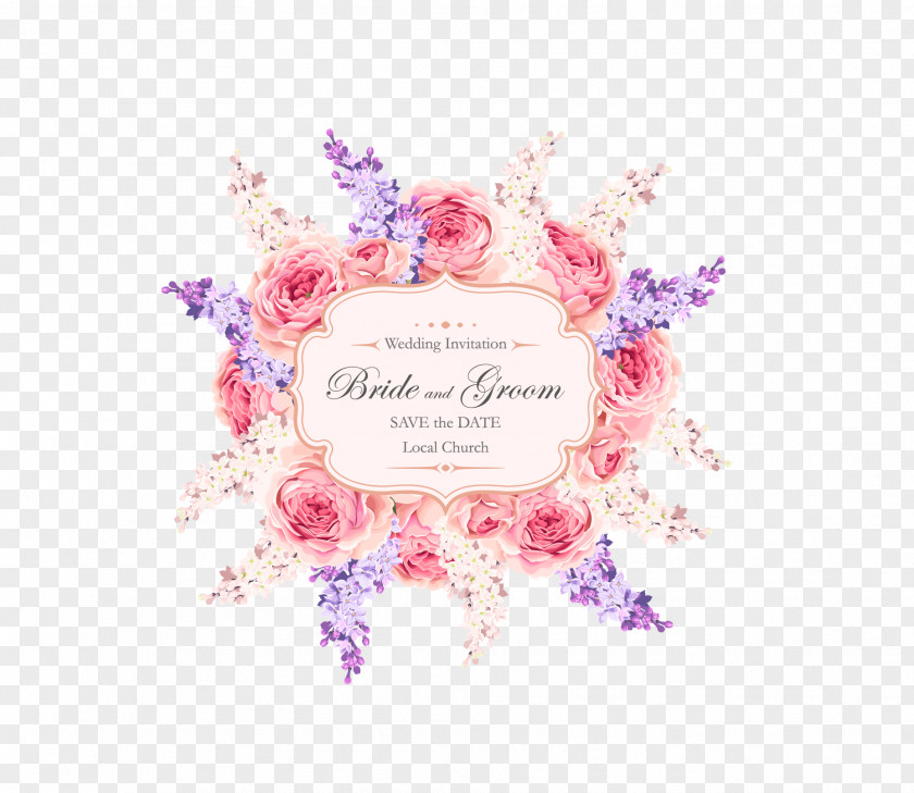 Rose Wedding Invitations Invitation Greeting Card Flower PNG