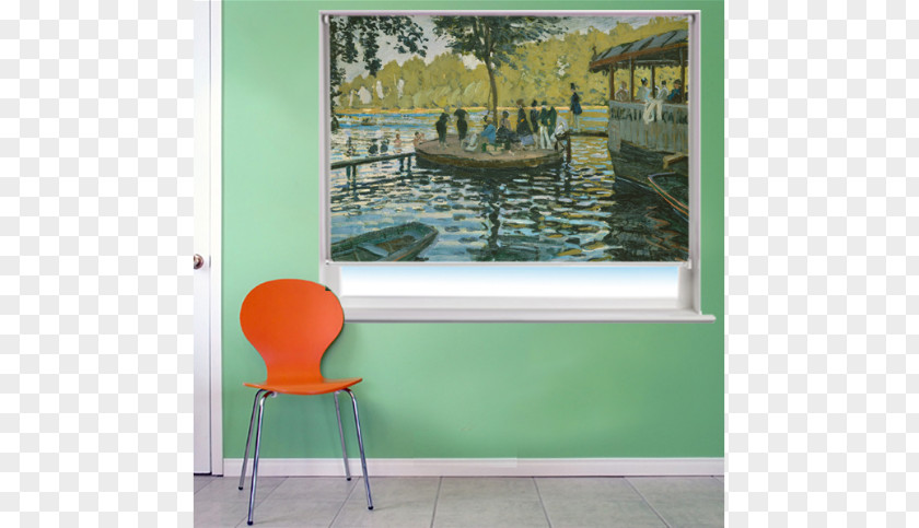 Window Blinds Claude Monet: Sunshine And Waterlilies Bain à La Grenouillère Legion Of Honor Painting Art PNG
