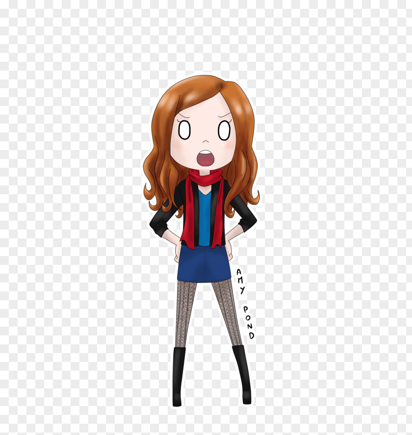 Brown Hair Cartoon Figurine Character PNG