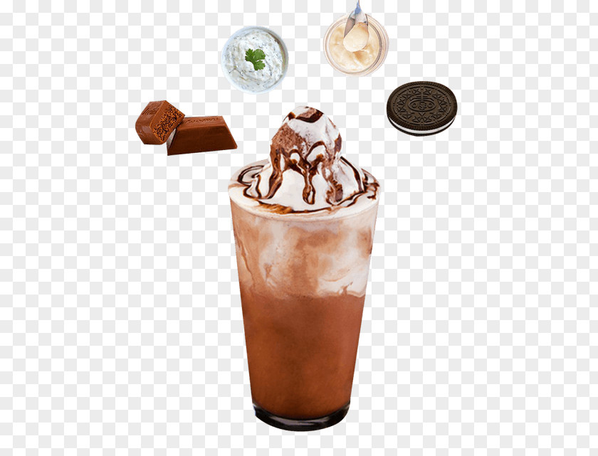 Ice Cream Chocolate Sundae Milkshake Iced Coffee PNG