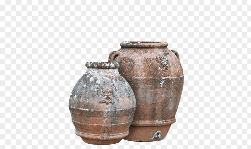 Italy Ceramic Impruneta Terracotta Vase Pottery PNG