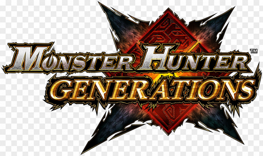 Logo Monster Hunter Generations Stories Game New Nintendo 3DS PNG