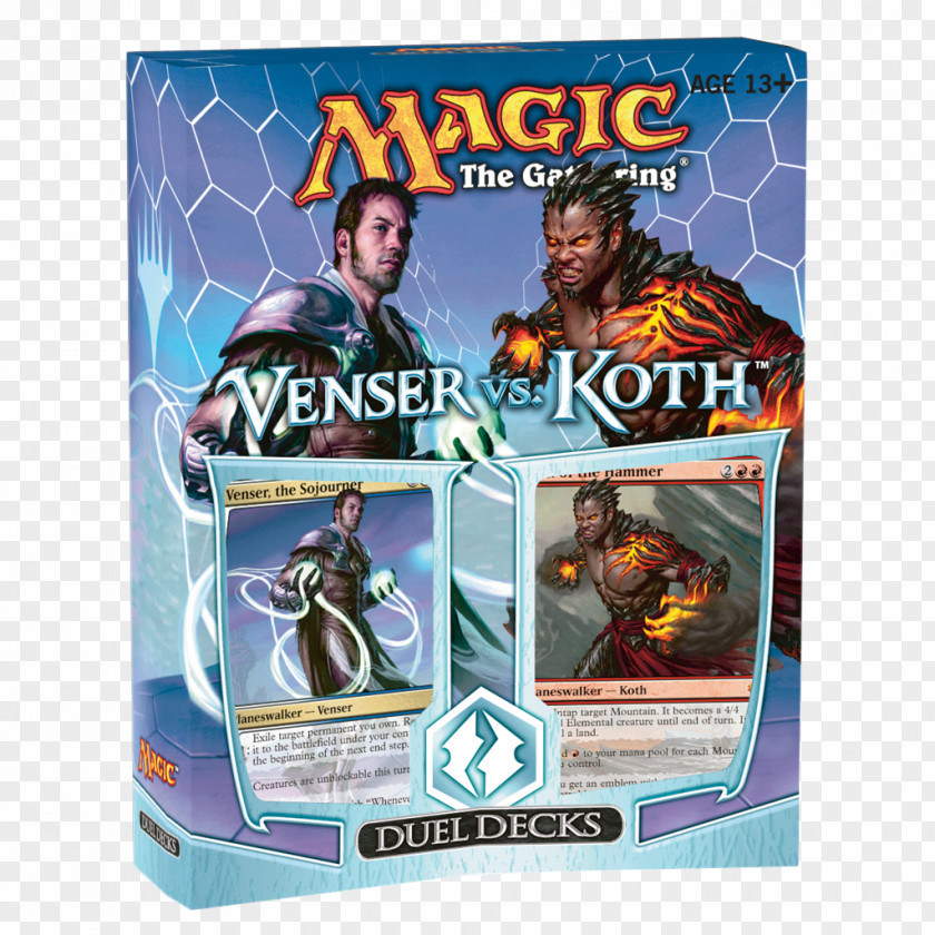 Magic: The Gathering Duel Decks: Knights Vs. Dragons Planeswalker Venser Koth Elspeth Tezzeret PNG