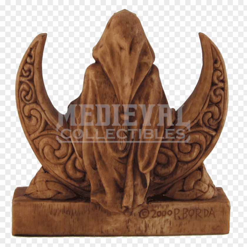 Moon Goddess Stone Carving Rock PNG