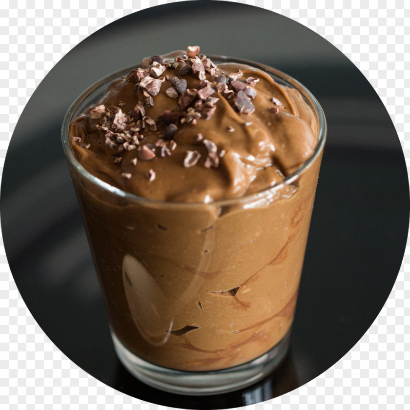 Raw Food Chocolate Ice Cream Sundae Pudding Mousse Foodism PNG