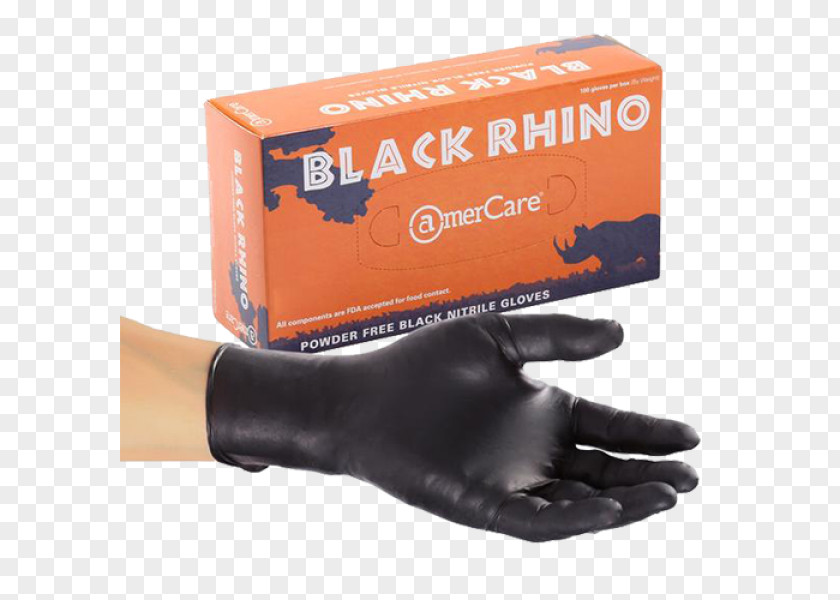 Rhino Watercolor Medical Glove Nitrile Rubber Latex PNG