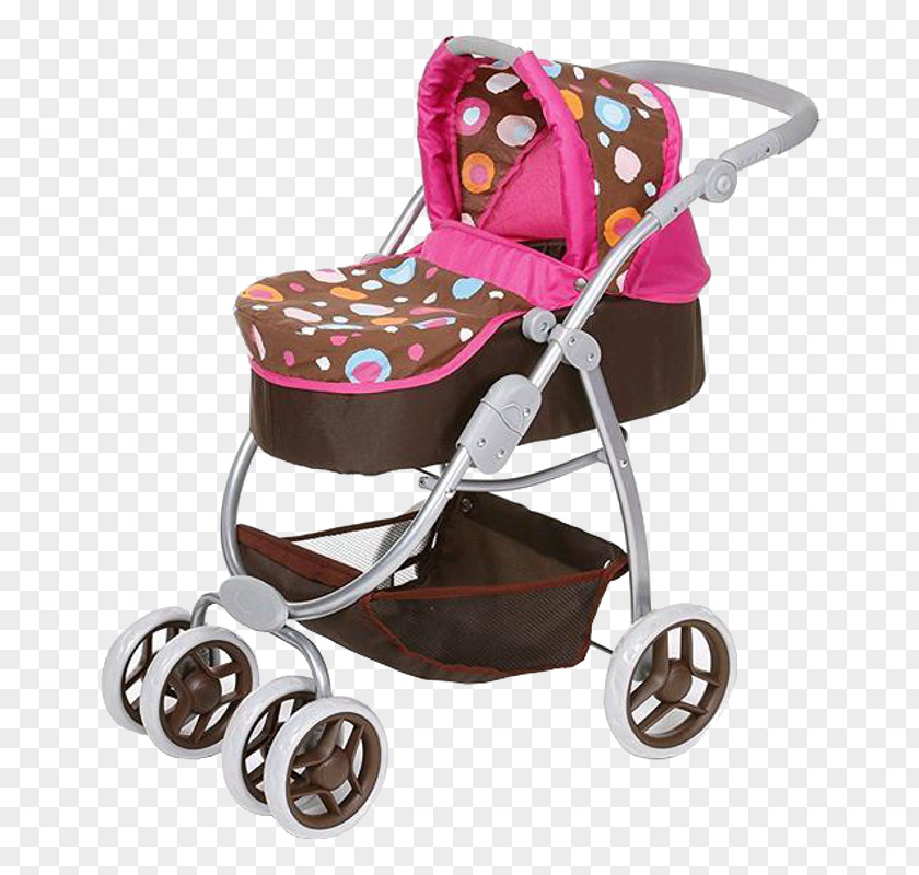 Doll Stroller Baby Transport Toy Child Pacifier PNG