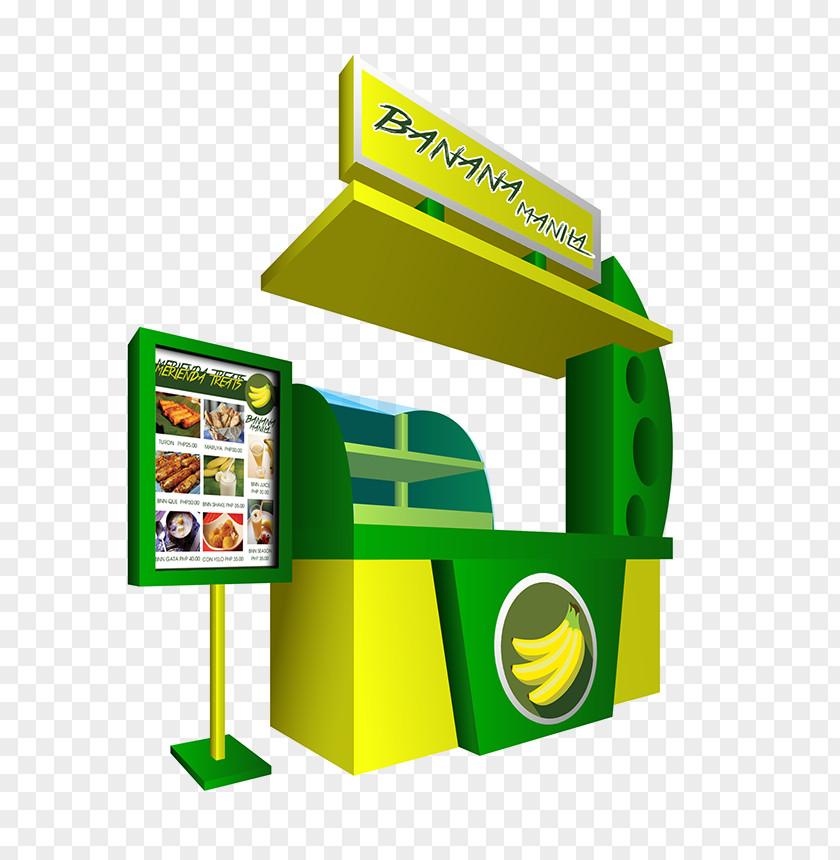 Food Stall Brand Line Angle PNG