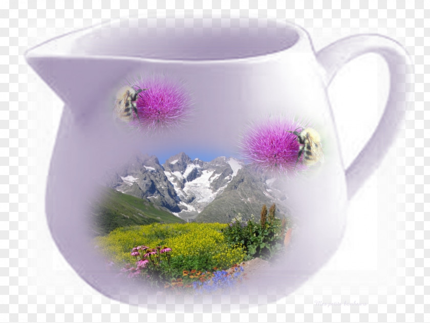 Mug Jug Col Du Lautaret Porcelain Cup PNG