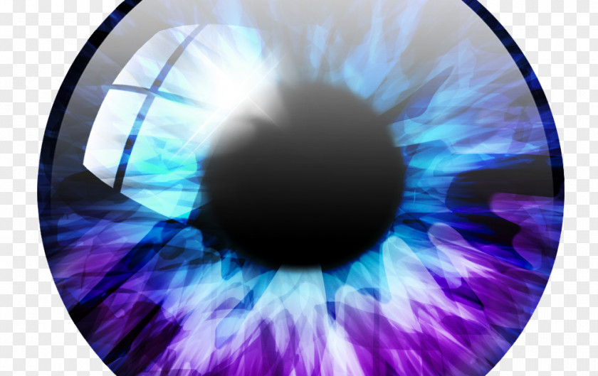 Purple Scarf Eye Lens Pupil PNG
