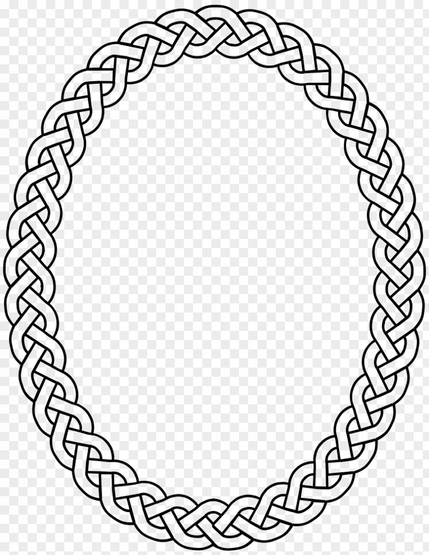 Rope Border Celtic Knot Celts Art Braid Clip PNG