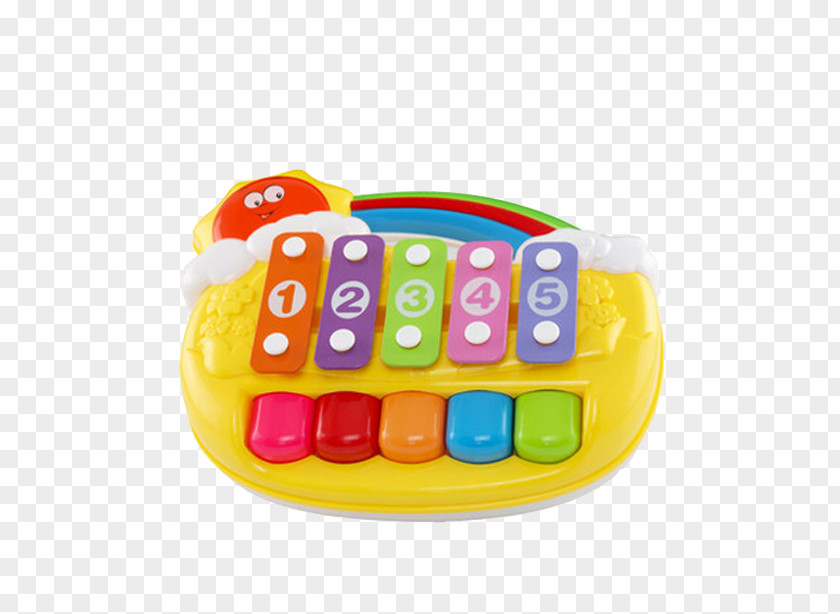 Telephone Shaped Xylophone Toy Child Infant PNG