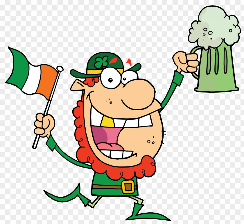 Irish Beer Leprechaun Saint Patrick's Day Clip Art PNG