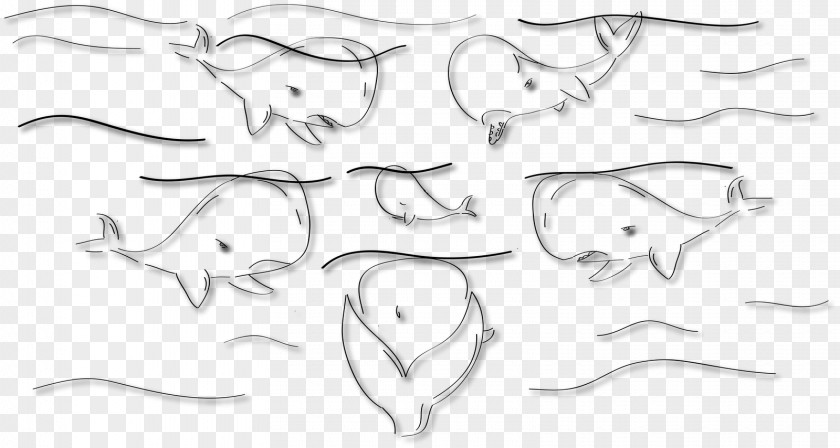 Line Art Heart Sketch PNG