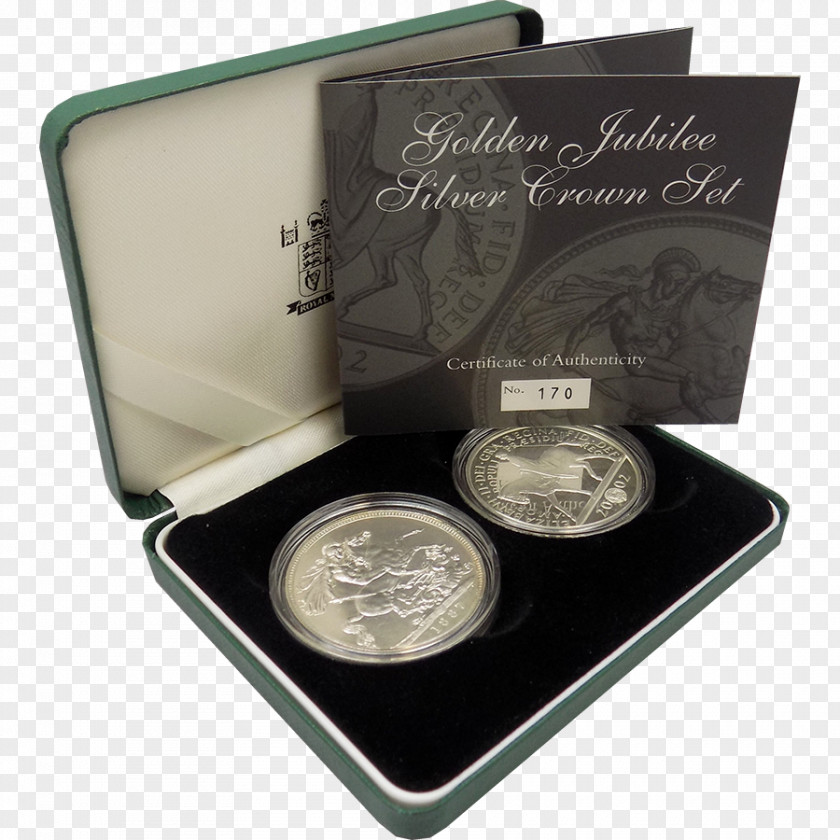 Sliver Jubile Year Coin Silver PNG