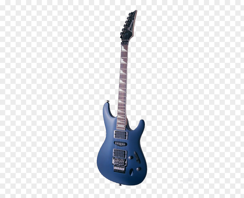 Blue Electric Guitar Ibanez JEM PNG