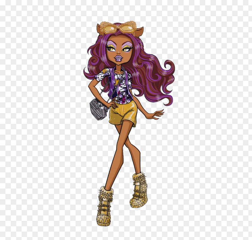 Doll Monster High Original Gouls CollectionClawdeen Wolf Frankie Stein Draculaura PNG