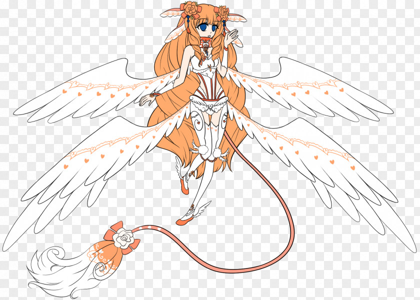 Fairy Line Art Costume Design Insect PNG
