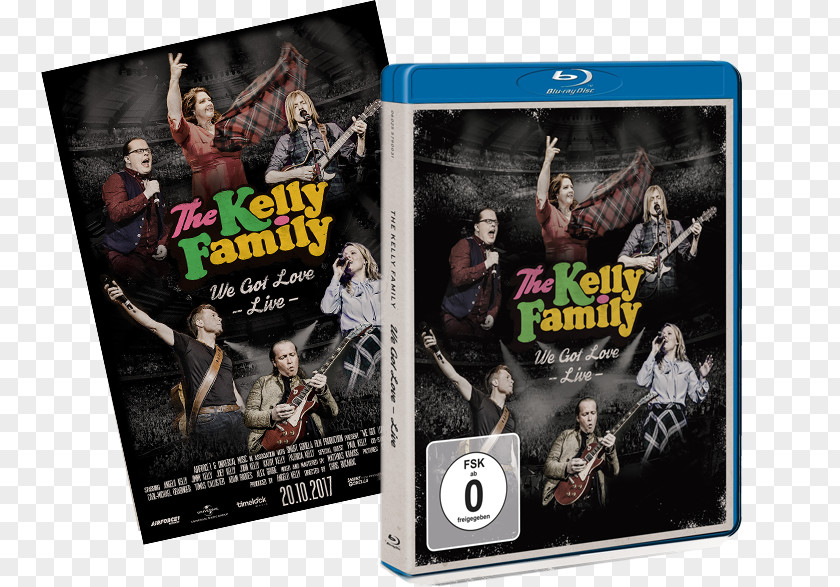 Live FilmLive Kelly Blu-ray Disc The Family We Got Love PNG