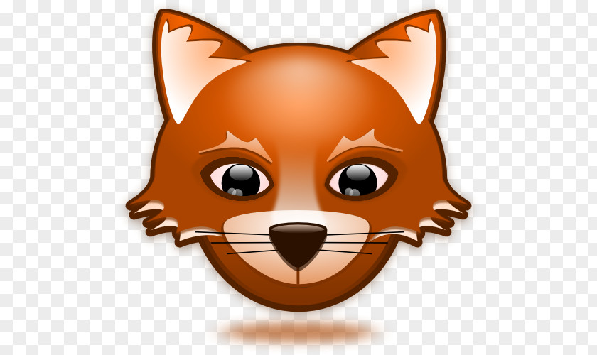 Smiley Clip Art Whiskers Red Fox Image PNG