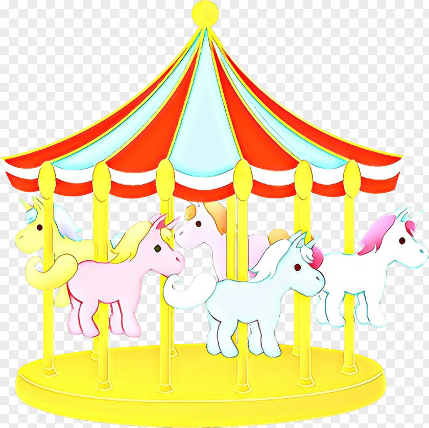 Amusement Ride Carousel Park Animal Figure PNG
