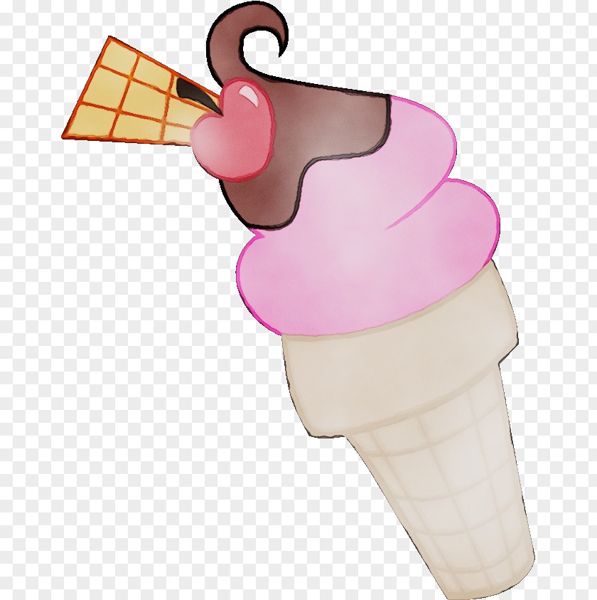 Food Chocolate Ice Cream Cone Background PNG