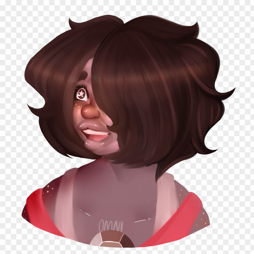 Smoky Quartz Chin Human Hair Color Face PNG