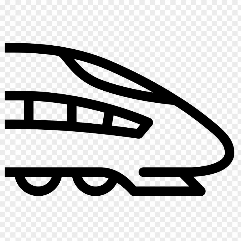 Vehicle Line Art Train Icon PNG
